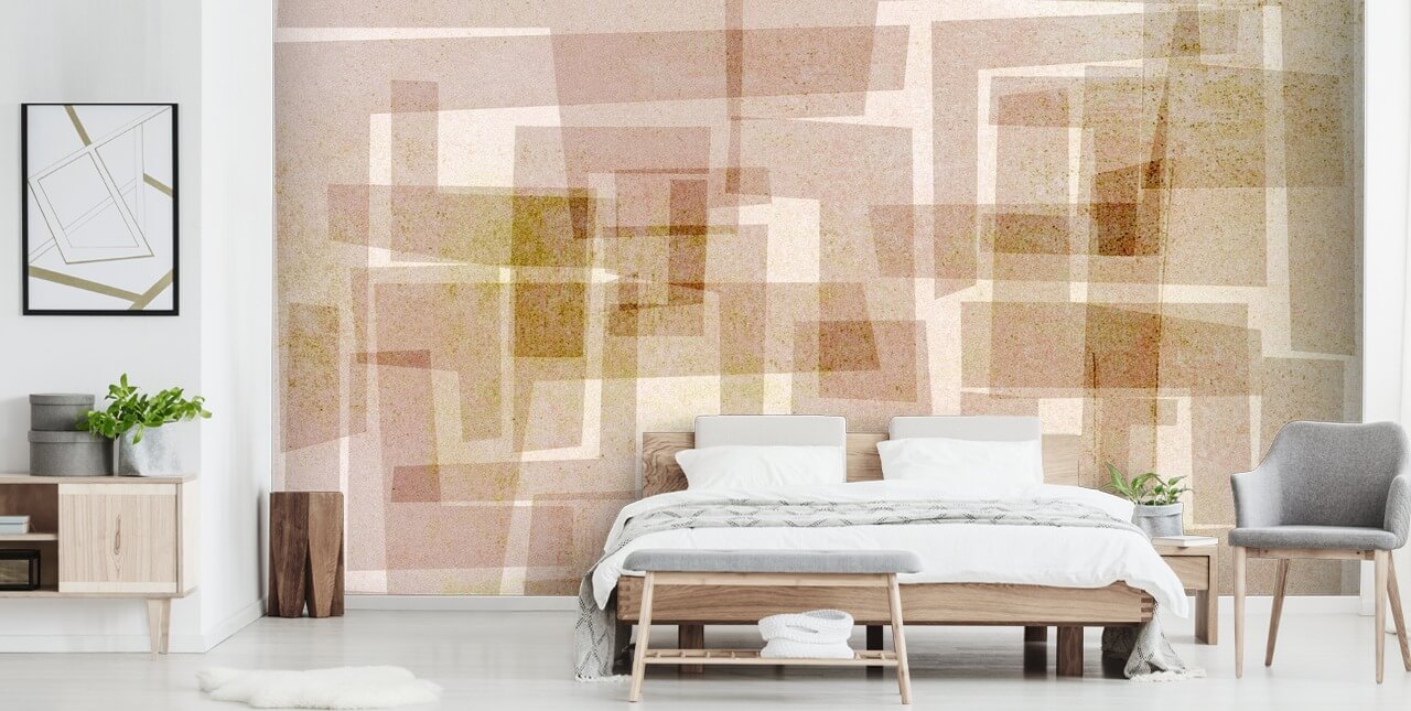 Ruskea neliö abstrakti taustakuva