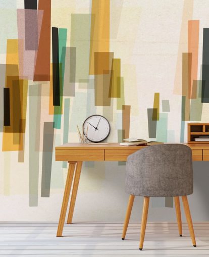 bright retro custom wallpaper mural called Blurred by Nicola Evans for bedrooms, living rooms and dining rooms bright retro custom wallpaper mural called Blurred by Nicola Evans for bedrooms, living rooms and dining rooms