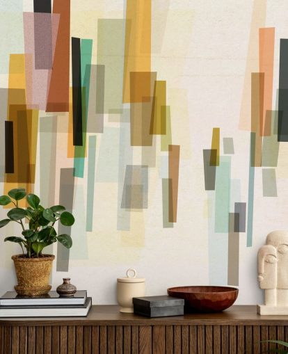 Helles individuelles Retro-Tapeten-Wandbild namens Blurred von Nicola Evans für Schlafzimmer, Wohnzimmer und Esszimmer Helles individuelles Retro-Tapeten-Wandbild namens Blurred von Nicola Evans für Schlafzimmer, Wohnzimmer und Esszimmer