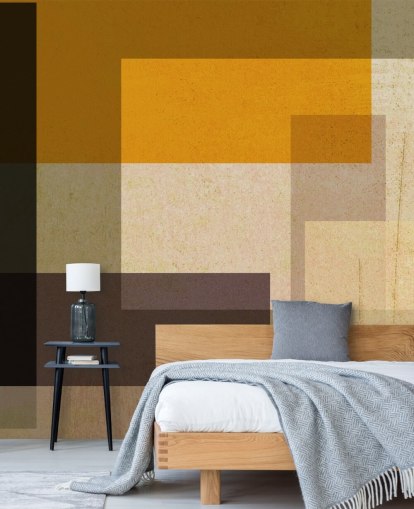 peinture murale Yellow Light