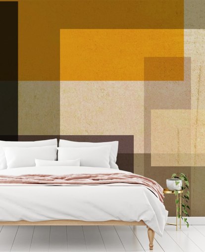 peinture murale Yellow Light