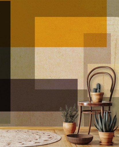 peinture murale Yellow Light peinture murale Yellow Light