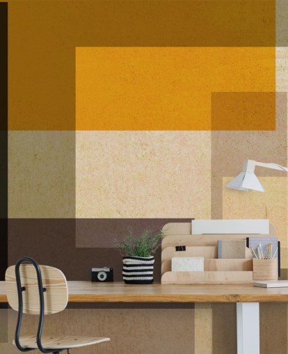 peinture murale Yellow Light