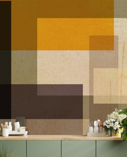 peinture murale Yellow Light