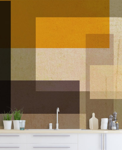 peinture murale Yellow Light