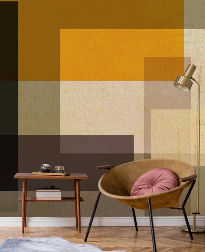 peinture murale Yellow Light