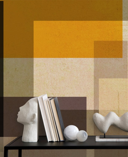 peinture murale Yellow Light