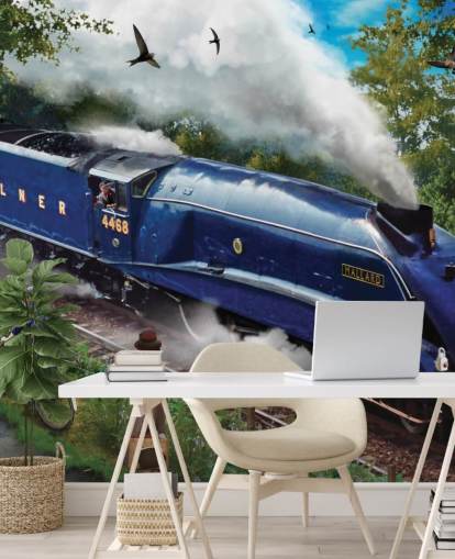 Mallard muurschildering