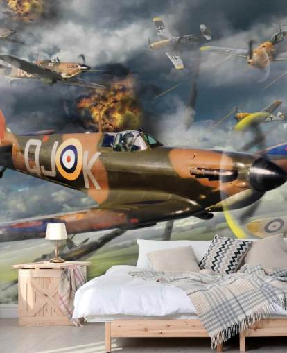 Mural de pared Batalla de Spitfire