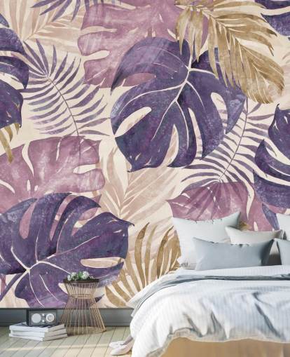 peinture murale feuilles tropicales peinture murale feuilles tropicales