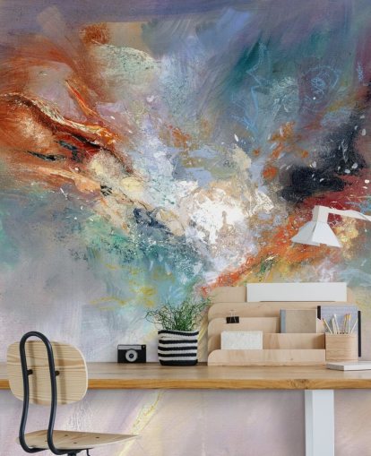 Buntes, individuell gestaltbares abstraktes Tapeten-Wandbild namens Celestial von Anne Farrall Doyle für Küchen, Schlafzimmer und Wohnzimmer Buntes, individuell gestaltbares abstraktes Tapeten-Wandbild namens Celestial von Anne Farrall Doyle für Küchen, Schlafzimmer und Wohnzimmer