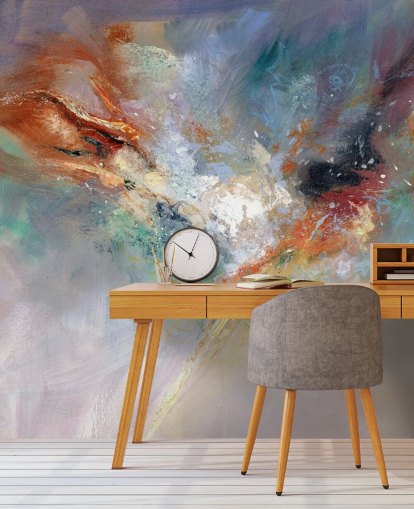 papier peint mural abstrait coloré personnalisable appelé Celestial par Anne Farrall Doyle pour les cuisines, les chambres et les salons papier peint mural abstrait coloré personnalisable appelé Celestial par Anne Farrall Doyle pour les cuisines, les chambres et les salons