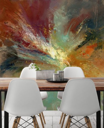 colourful abstract painting wallpaper