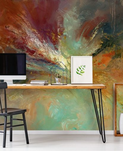 colourful abstract painting wallpaper