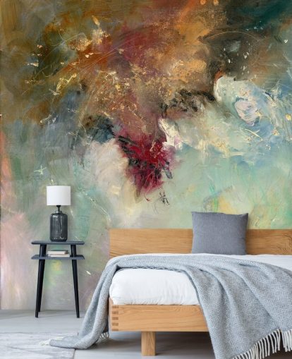 colourful abstract painting wallpaper