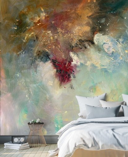 colorful abstract painting wallpaper