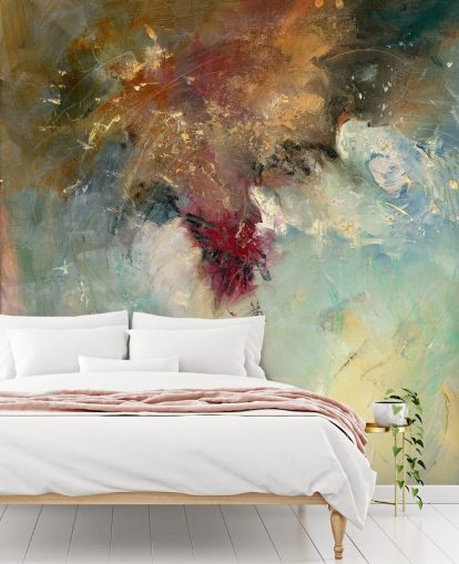 colourful abstract painting wallpaper