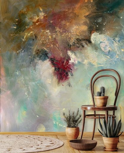 colorful abstract painting wallpaper