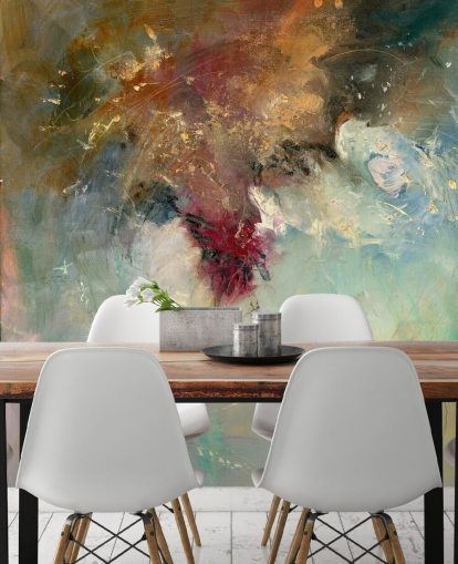 colourful abstract painting wallpaper