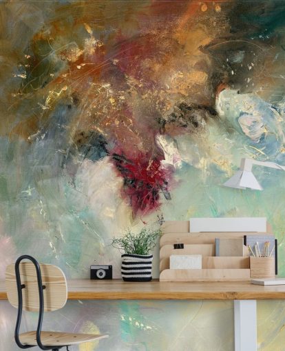 colorful abstract painting wallpaper