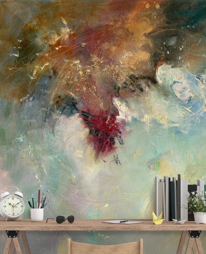 fondo de pantalla de pintura abstracta colorida