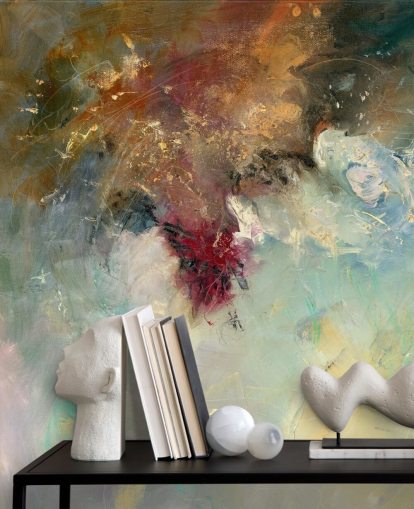 fondo de pantalla de pintura abstracta colorida