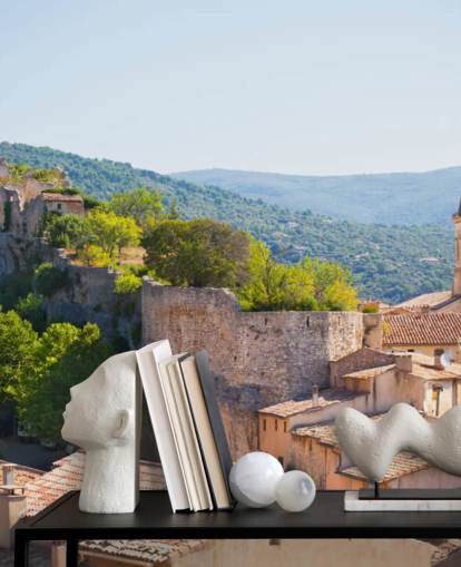 Provence - Utsikt över S:t Saturnin les d Apt Provence Wallpaper 