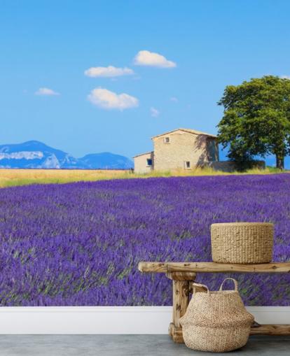 Lavender Fields behang Lavender Fields behang