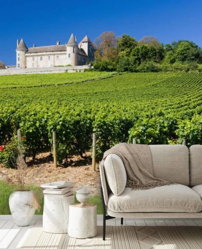 Papel pintado Chateau and Vineyard