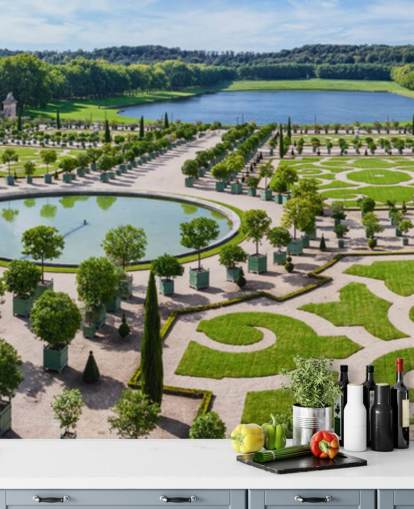 Palace Versailles Palace og Hage Veggmaleri
