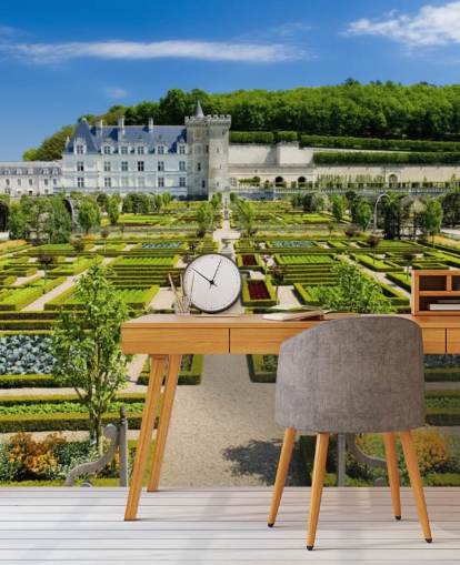 Kunstvolle Palastgarten Tapete