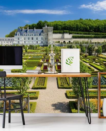 Kunstvolle Palastgarten Tapete