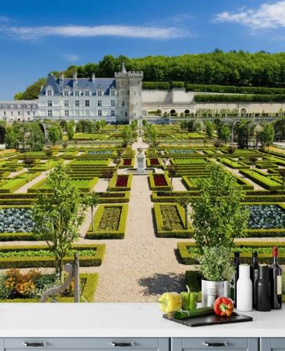 Udarbejde Palace Garden Baggrund