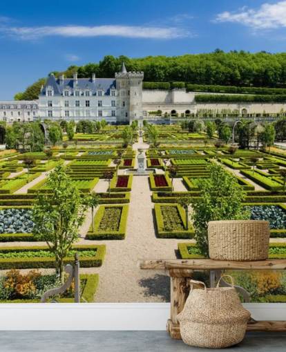 Utarbetad Palace Garden Bakgrund