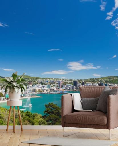 Baai van Wellington Bay of Wellington Wallpaper 