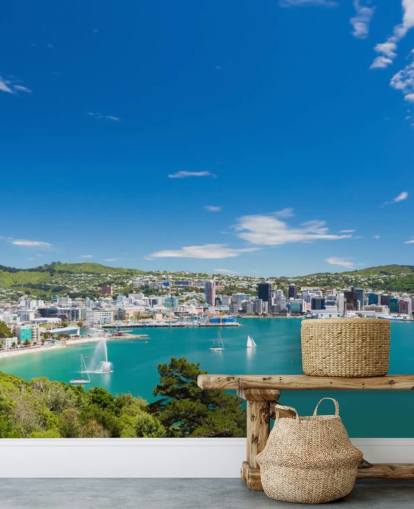 Bucht von Wellington Bay of Wellington Wallpaper Bucht von Wellington Bay of Wellington Wallpaper