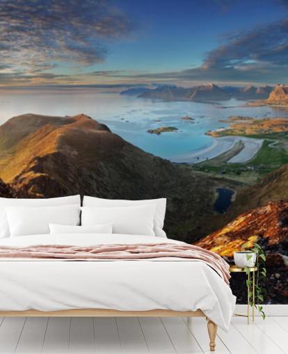 Lofoten Landscape Coastal Wallpaper Lofoten Landscape Coastal Wallpaper