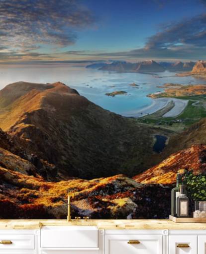 Mural de pared Costa rocosa