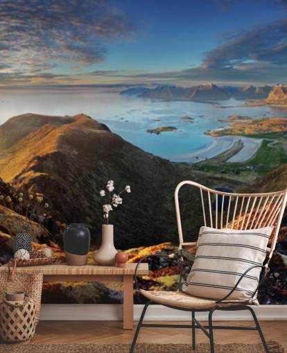 Lofoten Landscape Coastal Wallpaper