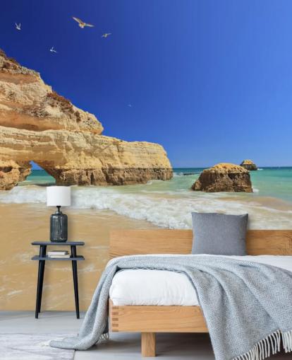 Papel de Parede Rocky Algarve Beach