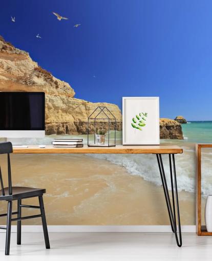 Rocky Algarve Beach Wallpaper