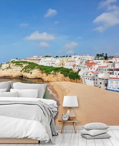 Algarve - Strand von Carvoeiro Algarve Beach Wallpaper 