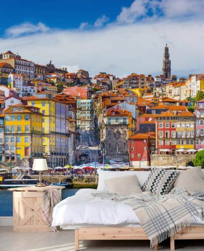 Värikäs historiallinen Porto Colourful Historic Porto Wallpaper 