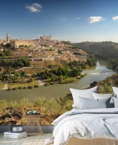 Vista da cidade por River Wall Mural Vista da cidade por River Wall Mural