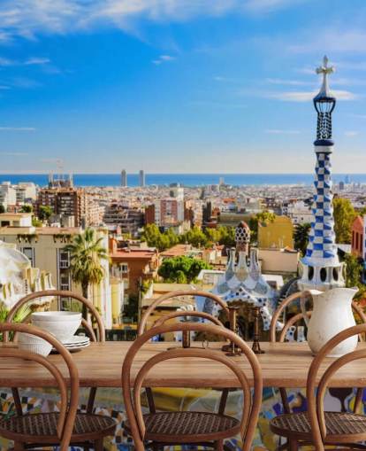 Park Guell, Barcelona wall mural