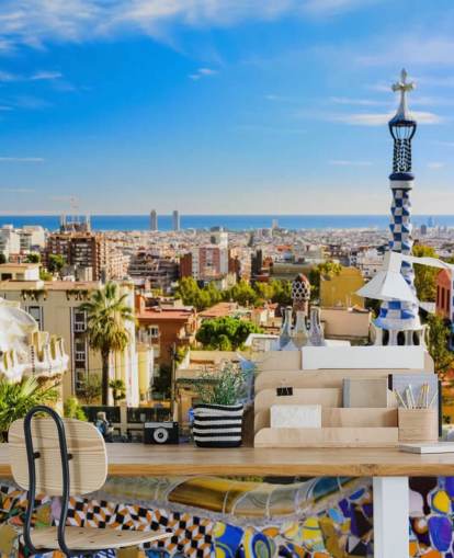 Park Guell, Barcelona wall mural