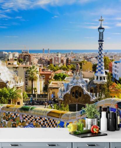 Park Guell, Barcelona wall mural