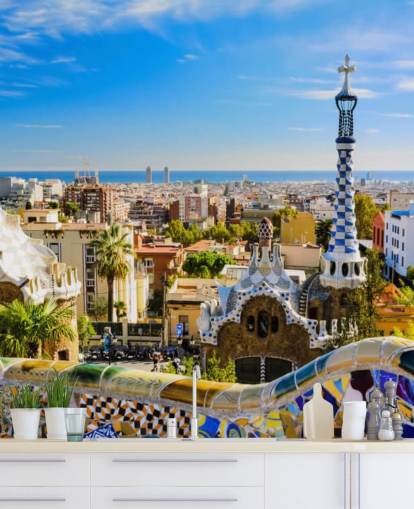 Park Guell, Barcelona wall mural