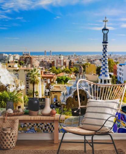 Park Guell, Barcelona wall mural