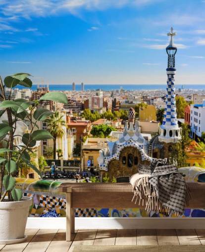 Park Guell, Barcelona wall mural Park Guell, Barcelona wall mural